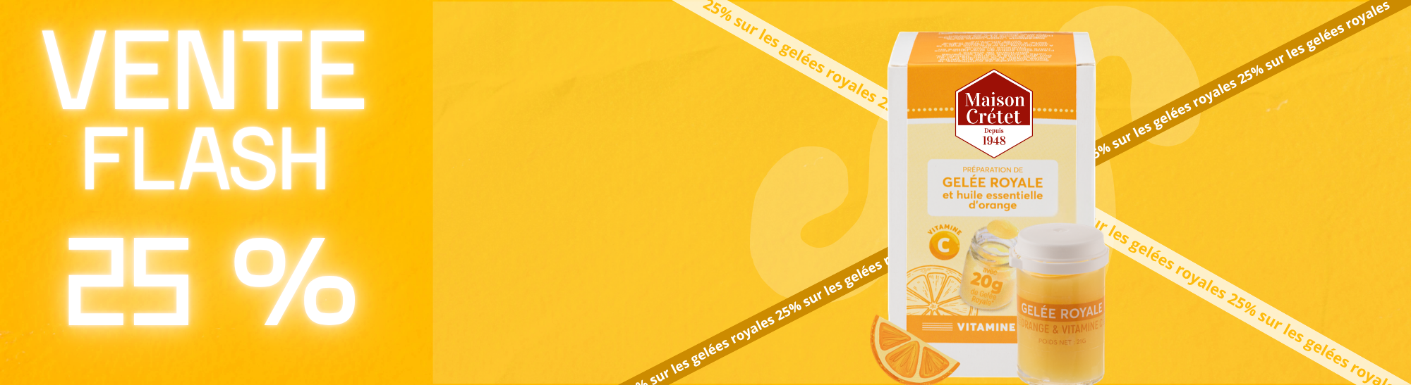 -25% sur la gamme gelée royale